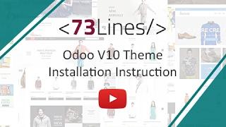 Odoo v10 Theme Installation For 73Lines Ecommerce Themes