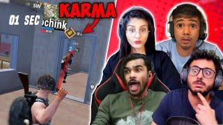 BGMI Streamers Instant Karma Moments | Scout, Shreeman Legend, Payal