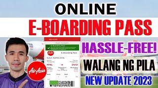CHECK-IN ONLINE ON AIRASIA | ONLINE E- BOARDING PASS ON AIRASIA | TAGALOG TIPS 2023