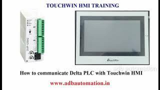 HOW TO COMMUNICATE DELTA PLC WITH TOUCHWIN  HMI