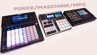 MPC LIVE II vs Maschine Plus vs Akai Force, DAWless Showdown