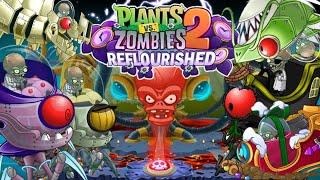 PvZ 2 "Reflourished": All Bosses (without lawn mower)