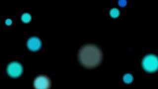 Unfocused All Colors Circles Electric Blue Bokeh Light 4k Free Video