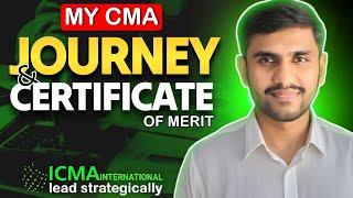 My CMA Journey and Certificate of Merit | Ali Shahzad CMA Students