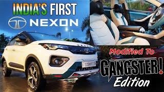 INDIA'S FIRST TATA NEXON  MODIFIED TO GANGSTER EDITION WITH XE TO XZ CONVERSION