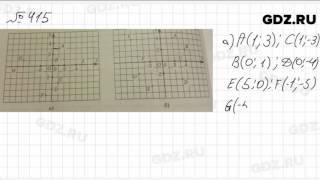 № 415 - Математика 6 класс Зубарева