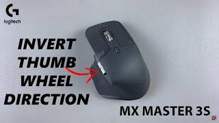 How To Invert Thumb Wheel Direction On Logitech MX Master 3S