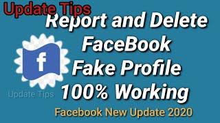 How To Report And Delete Fake Profile In Facebook | Update Tips