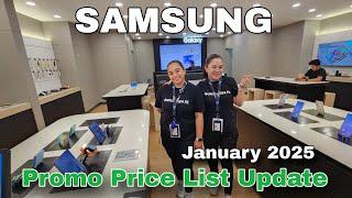 Samsung Promo Price List Update January 2025, Galaxy A Series, Galaxy S24 Series, Galaxy Tab S10 Ser