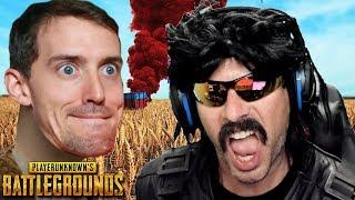 DrDisRespect's Funniest Game on PUBG with Random Player! (REALLY FUNNY)