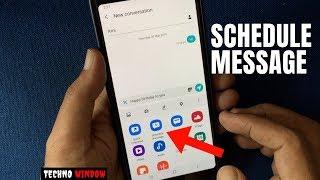 How to Schedule Text Message to Send Later with Samsung Messages