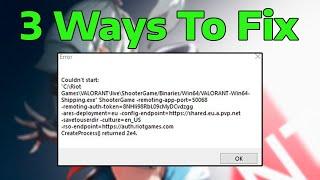 How To Fix Valorant Game Not Starting or Crashing on Startup Riot Vanguard