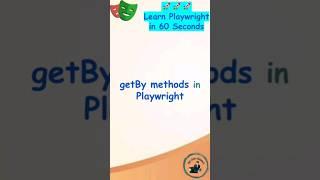 Playwright Tutorial | getBy Methods in Playwright