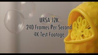 Blackmagic URSA 12K 240 FPS Slow Motion Footage in 4K