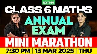 Class 6 Maths | Mini Marathon - Annual Exam | Xylem Class 6