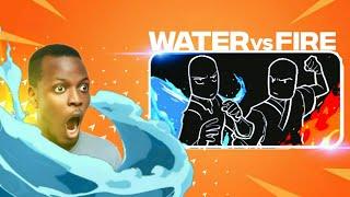 WATER vs FIRE || animation reaction video 