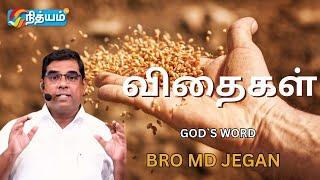 SPECIAL MESSAGE  விதைகள் || GOD`S WORD By Rev.BRO MD JEGAN || #nithyamtv #godsword