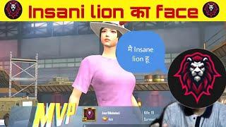 insane lion face reveal || insane lion face || insane lion sensitivity || insane lion pubg new video