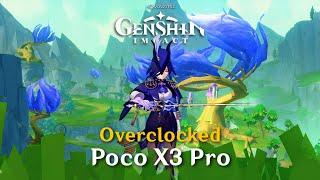 Poco X3 Pro Overclocked Genshin Impact 4.8 Highest Graphics