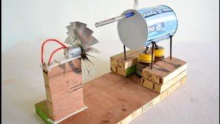 How to Make Model of Steam Power Generator - Science Project