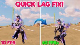 How to FIX LAG and FPS DROP Instantly in CODM! (60 FPS) | codm lag fix | call of duty mobile