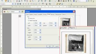 Open Office How to Crop Images