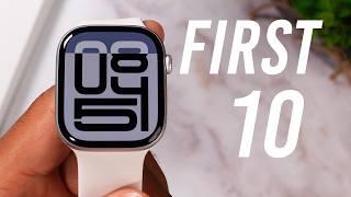 Apple Watch Series 10 - First 10 Things To Do! (Tips & Tricks)