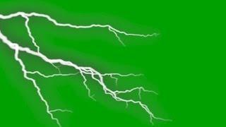 Green Screen Lightning Sound Pack Naturally Футаж Молния со звуком на Хромакей 2