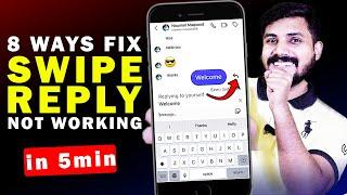 8 Ways Fix Instagram Message Swipe Reply Not Working | Instagram Reply Option Not Showing 2023