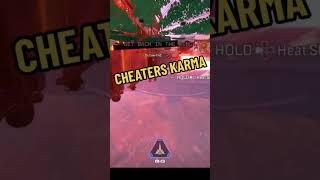 KARMA on Apex Legends Under Map CHEATERS! Glitch Gone Wrong #shorts #apexlegends #glitch #cheat