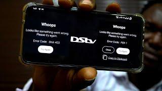 HOW TO FIX ALL DSTV STREAMING APP ERROR CODES || 503, SNA 403, PER 0, PER 1, EVE 403