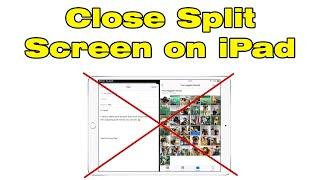 How to Close Split Screen on iPad Get Rid of Double Screen on iPad