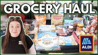 UNDER $150 1-WEEK ALDI GROCERY HAUL & MEAL PLAN | JANUARY 2025