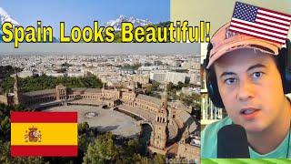 American Reacts 10 Best Places to Visit in Spain - Travel Video