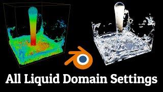 Fluid Simulation(Mantaflow) Domain Settings | Blender 3.2 Tutorial