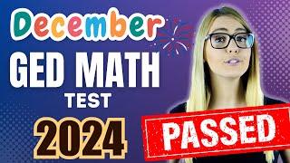 GED MATH 2024 - Pass the GED MATH TEST with EASE