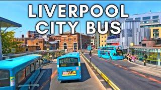 Bus ride: From Goodison Park to Liverpool City Centre, UK