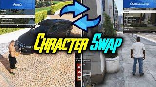 How To Install Character Swap Mod Gta 5 | Play Addon ped As  Main Character F,M,T | Hindi Tutorial