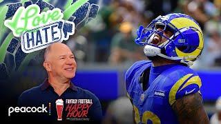 Kyren Williams, Jordan Mason lead Berry's RB Love/Hate | Fantasy Football Happy Hour | NFL on NBC