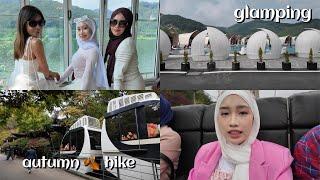 me in korea: summer glamping w the moms + autumn hike in hwadam forest!