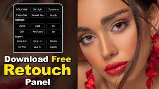 Free Retouch Panel for Adobe Photoshop #RETOUCH