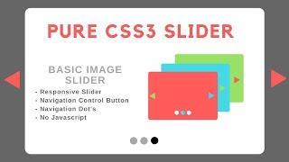 CSS Slider: Image Slider with controls using CSS3 Only