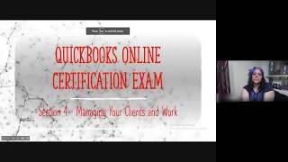 QuickBooks Online Certification Exam Section 4: Managing Your Clients and Work