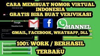 TERBARU CARA MEMBUAT NOMOR VIRTUAL INDONESIA GRATIS UNTUK VERIVIKASI EMAIL 100% BERHASIL