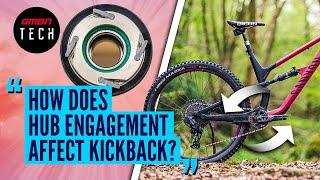 How Does Hub Engagement Affect Pedal Kickback? | #AskGMBNTech