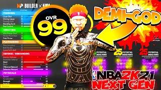 I MADE A DEMIGOD ALREADY ON NBA 2K21 NEXT GEN! THIS SHOOTING PLAYMAKING LOCK SLASHER WILL BREAK 2K21