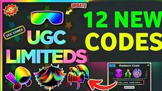 JANUARYUGC LIMITED CODES 2025 | ROBLOX UGC LIMITED CODES 2025 | REDEEM CODE UGC LIMITED