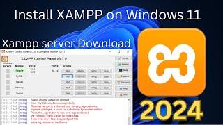 How to Install XAMPP on Windows 11  #xamppinstallation