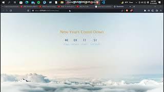 new year countdown  -  Using javascript