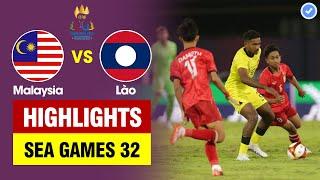 Highlights U22 Malaysia vs U22 Lào | Tấn công dữ dội - mãn nhãn trận cầu 6 bàn - liên tiếp phản lưới